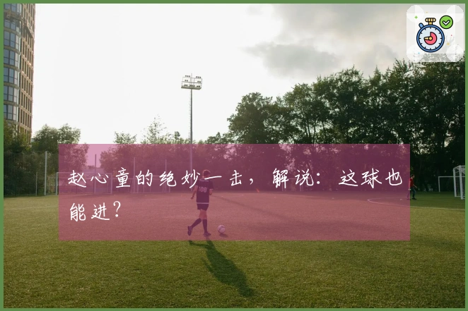 赵心童的绝妙一击，解说：这球也能进？